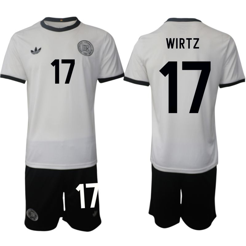 Men 2025-2026 Season Germany home white #17 Soccer Jersey